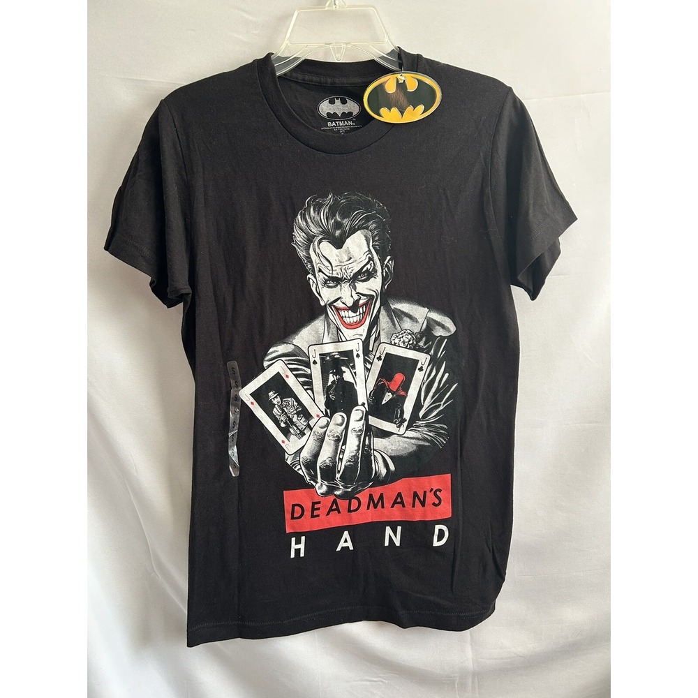 Joker Batman "Deadman's Hand"‎ T-shirt Mens Small NWT